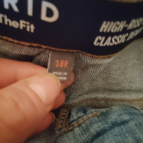 TORRID High Rise Baggy Straight Classic Denim Jeans - Size 18 - Picture 11 of 11